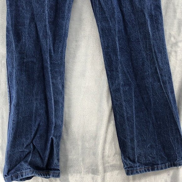 Wrangle Jeans Boys 9 Reg Straight Leg Blue Medium Wash Adjustable Waist Ranch - Picture 5 of 9